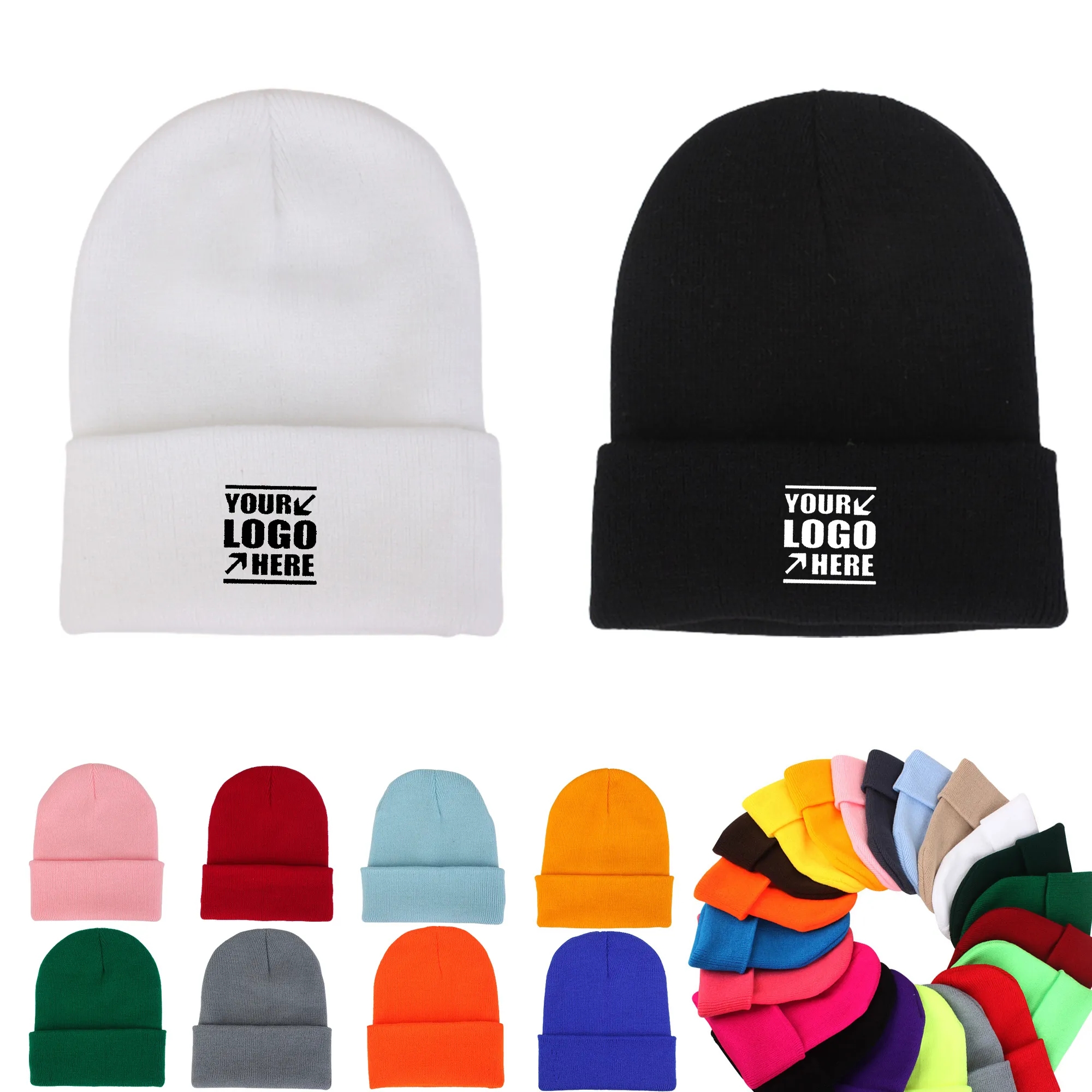 Custom Knitted Beanie Hat 3