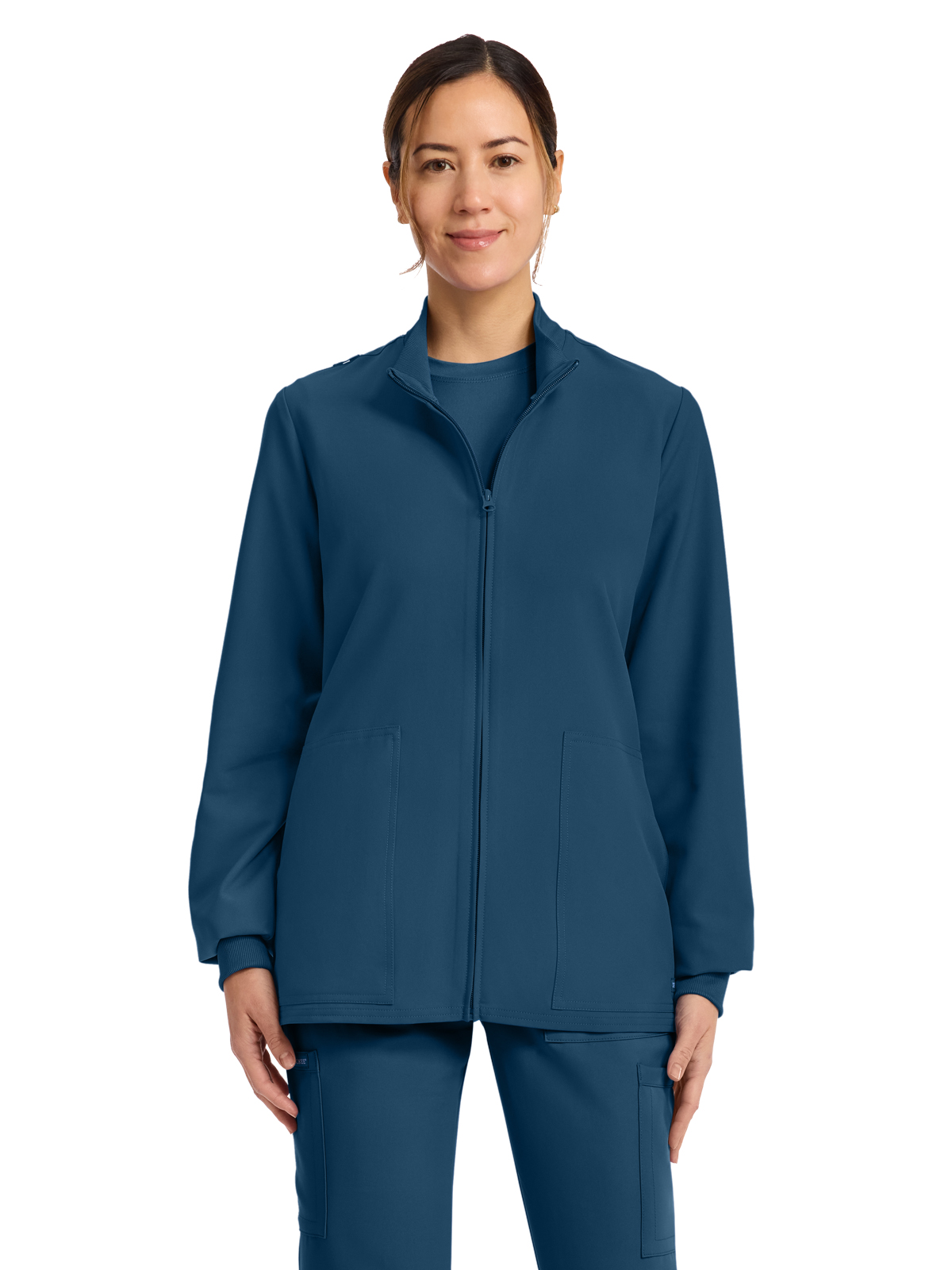 Cherokee - Workwear Originals Ultra - Women's 2-Pocket Zip Up Scrub Jacket 46