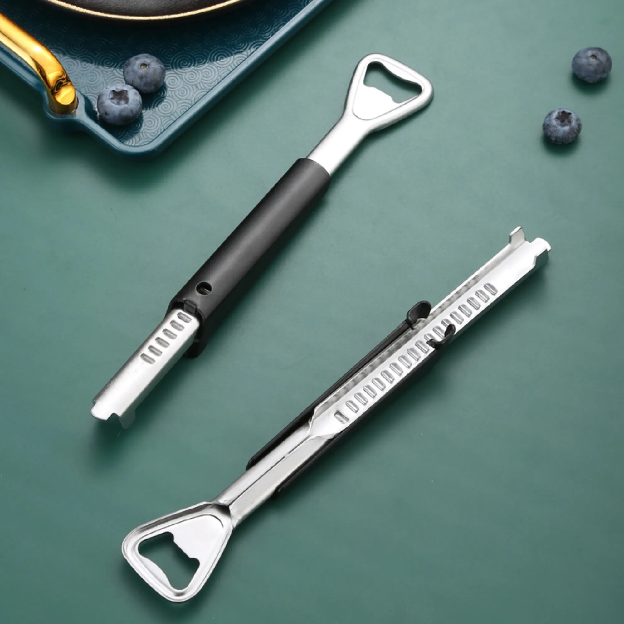2 in 1 Adjustable Stainless Steel Bottle Can Opener 3
