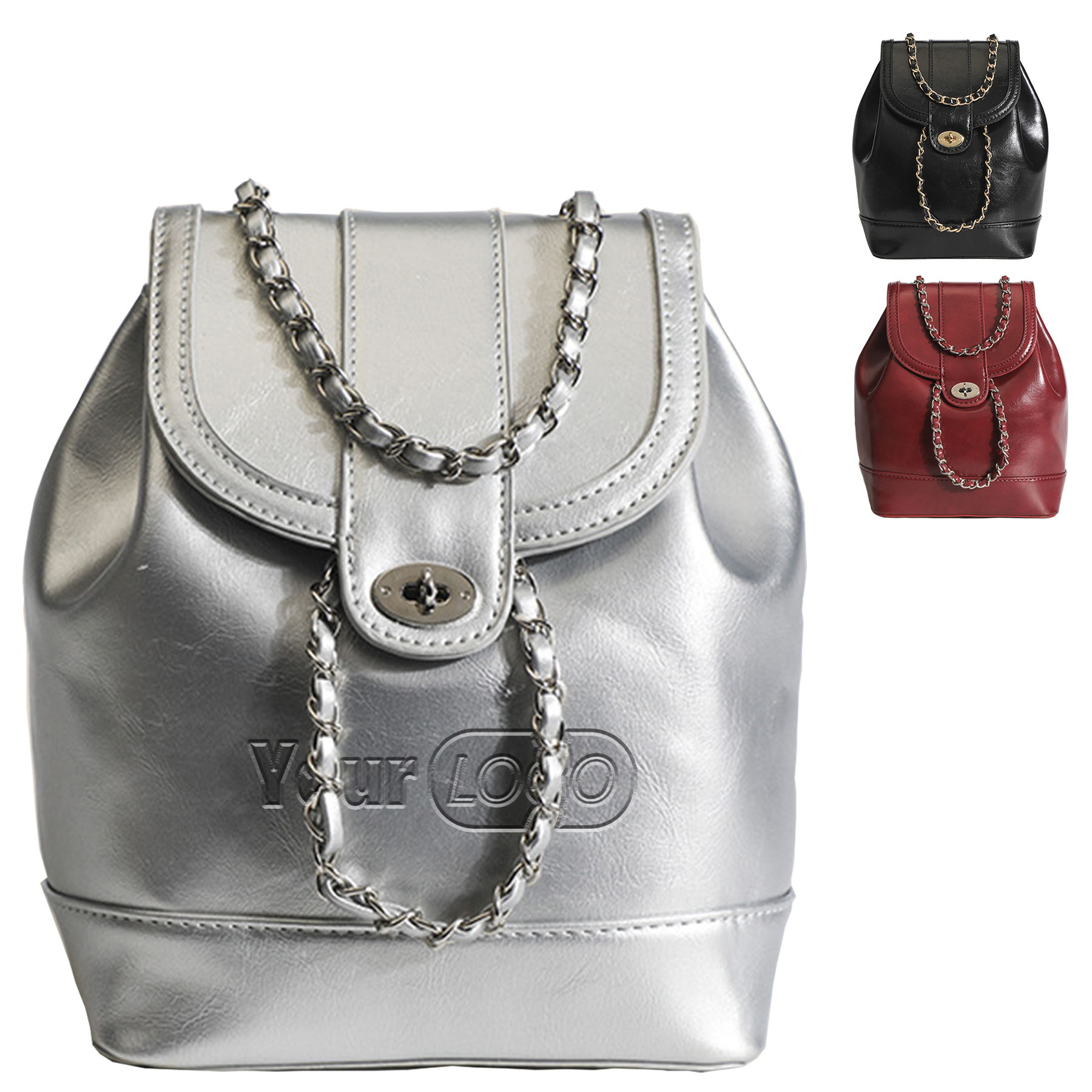 Mini PU Backpack for Women 5