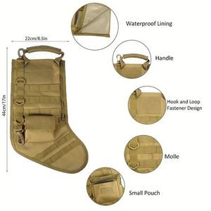 Tactical Christmas Stocking With Patch 6