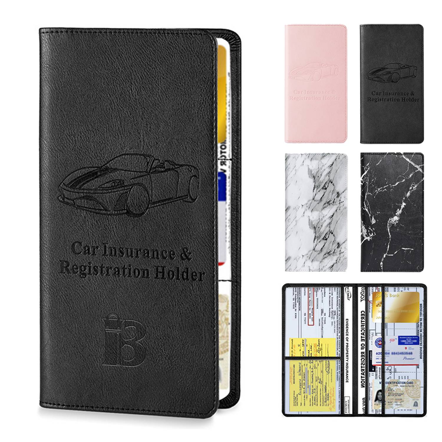 Car Registration and Insurance Holder 4