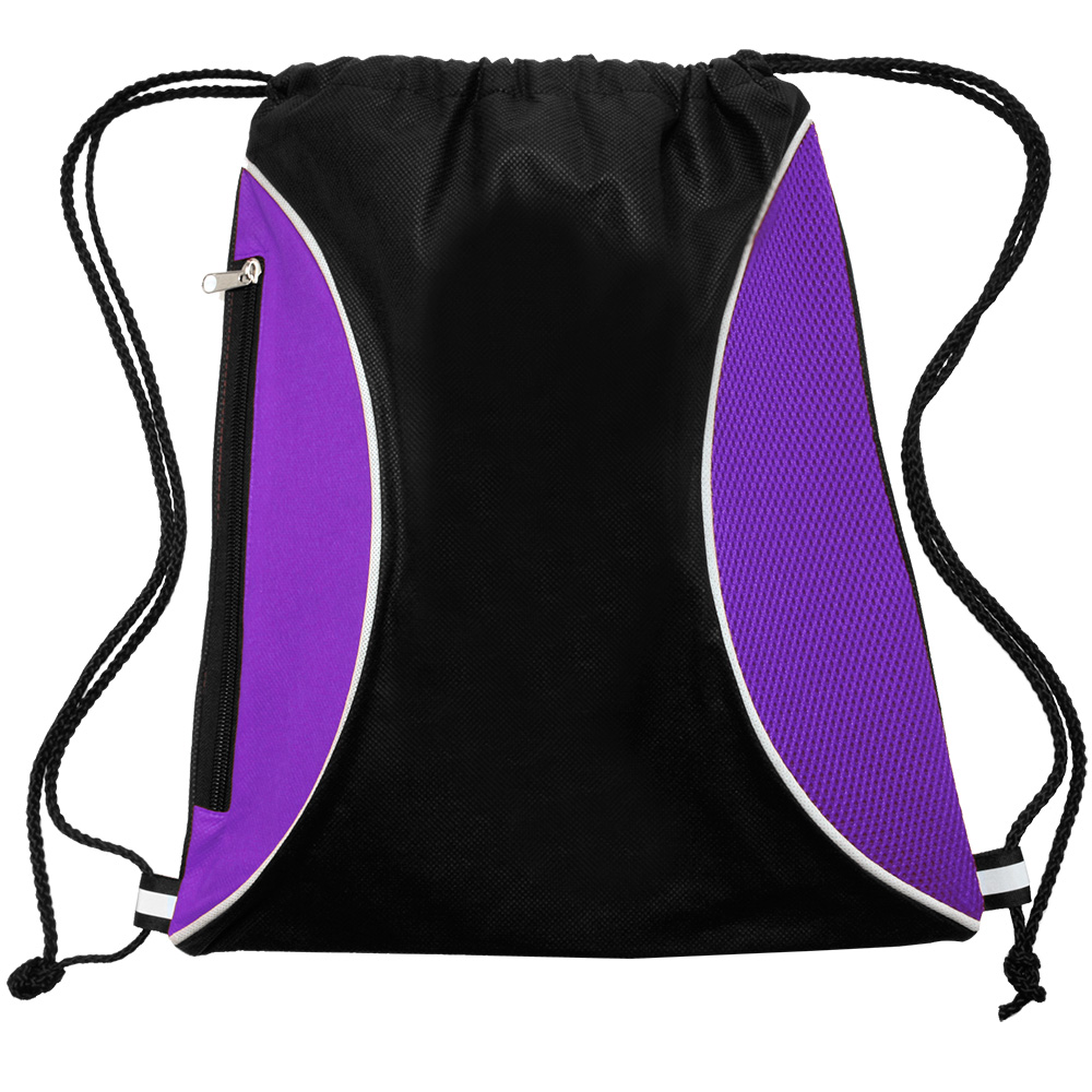 Zipper Side Drawstring Backpacks 13
