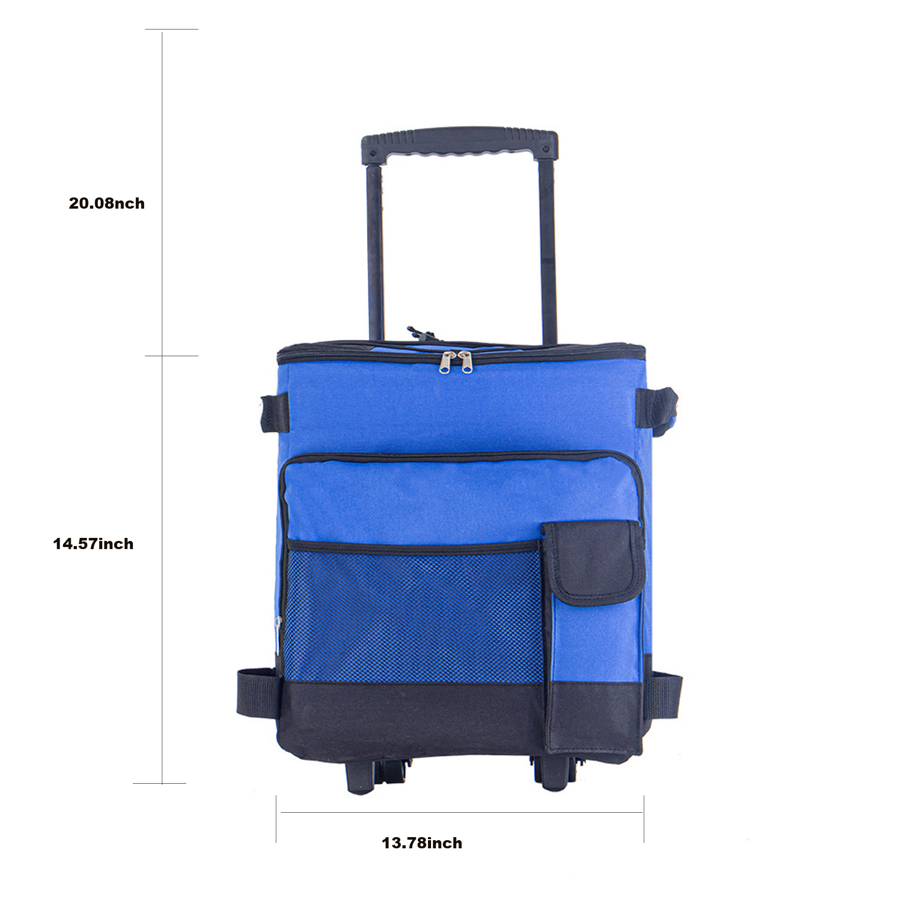 40 Can Large Rolling Cooler with Pull Bar 7