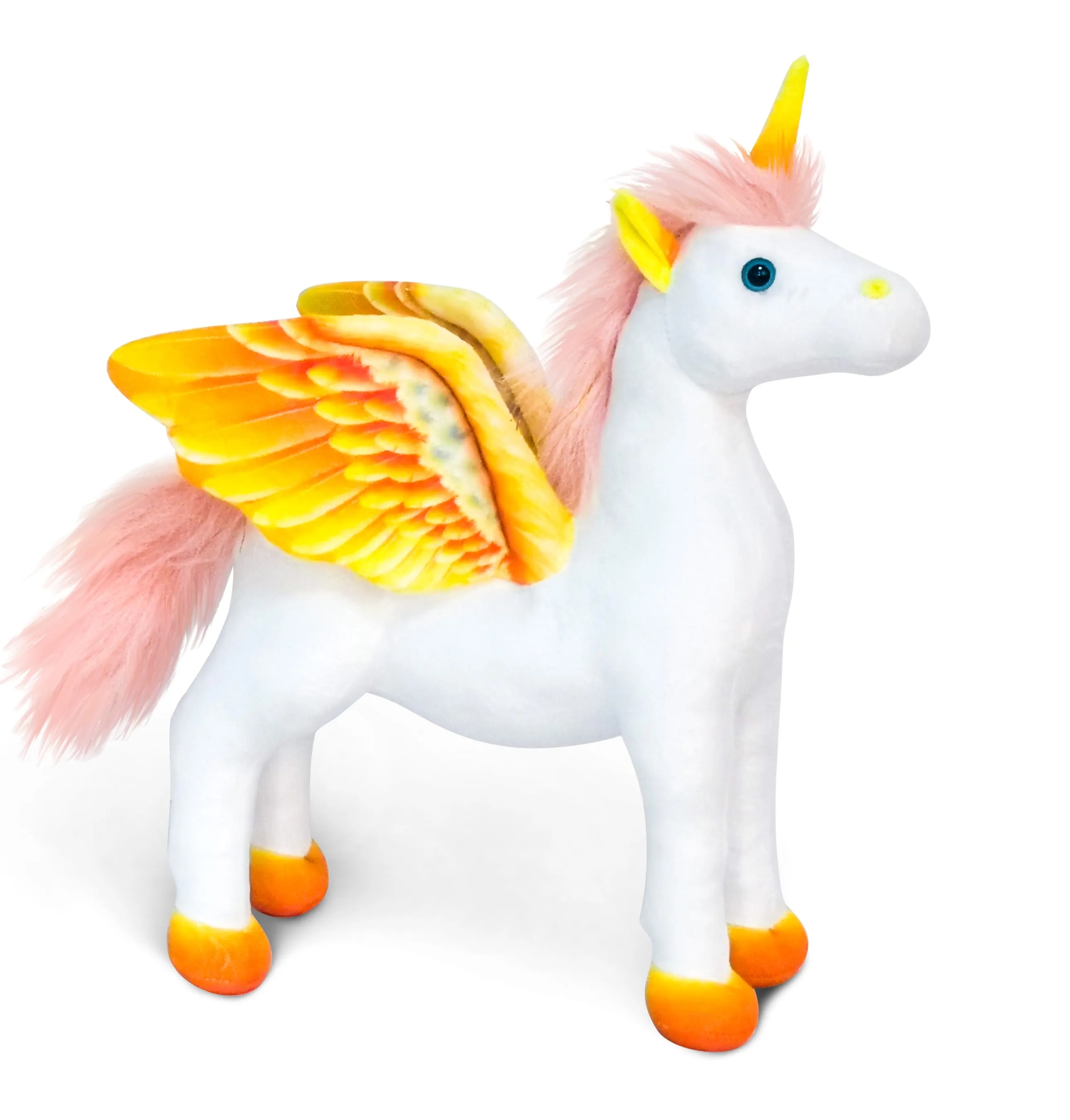 Unicorn with Orange Wings 2