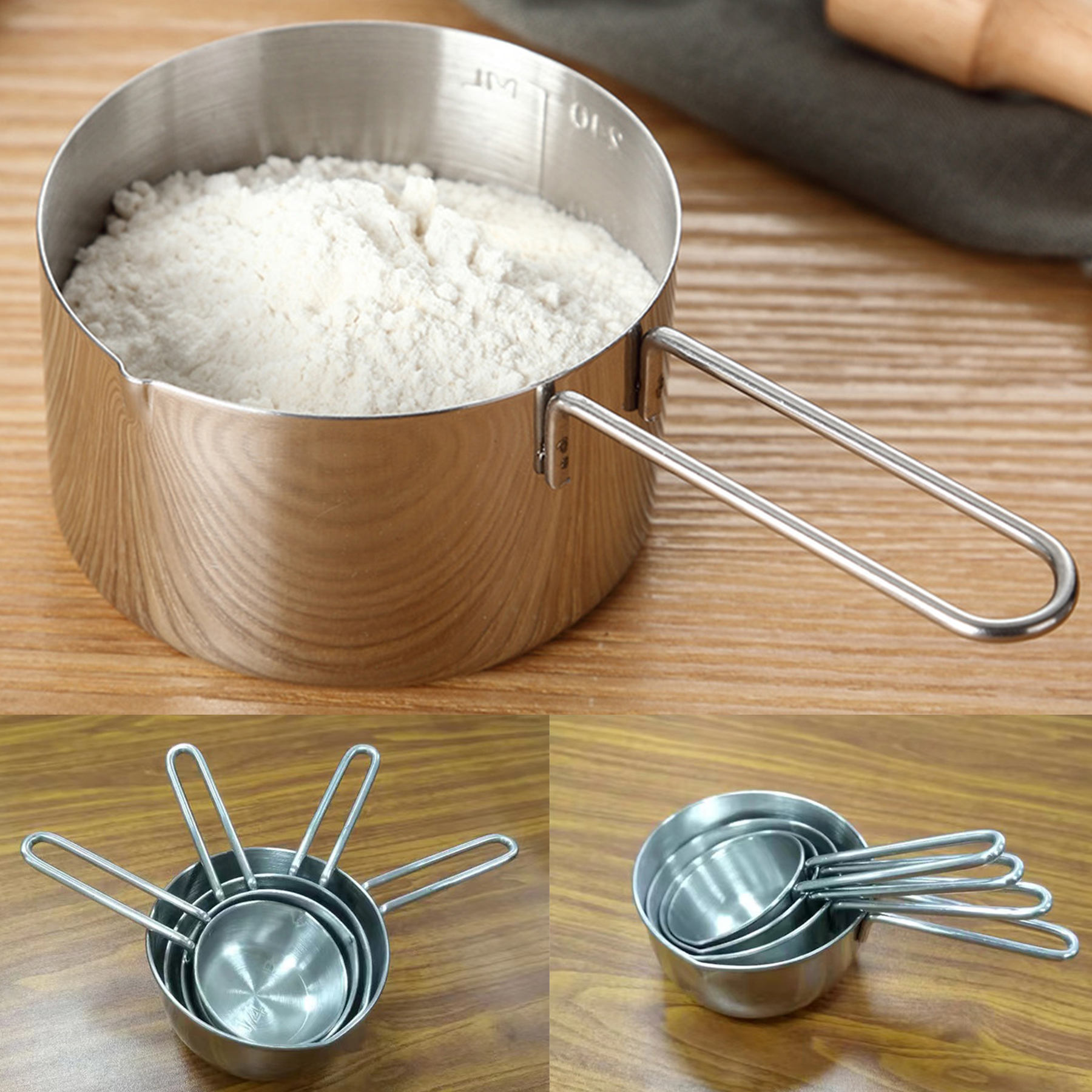 60ML 2 OZ Stainless Steel Measuring Cup