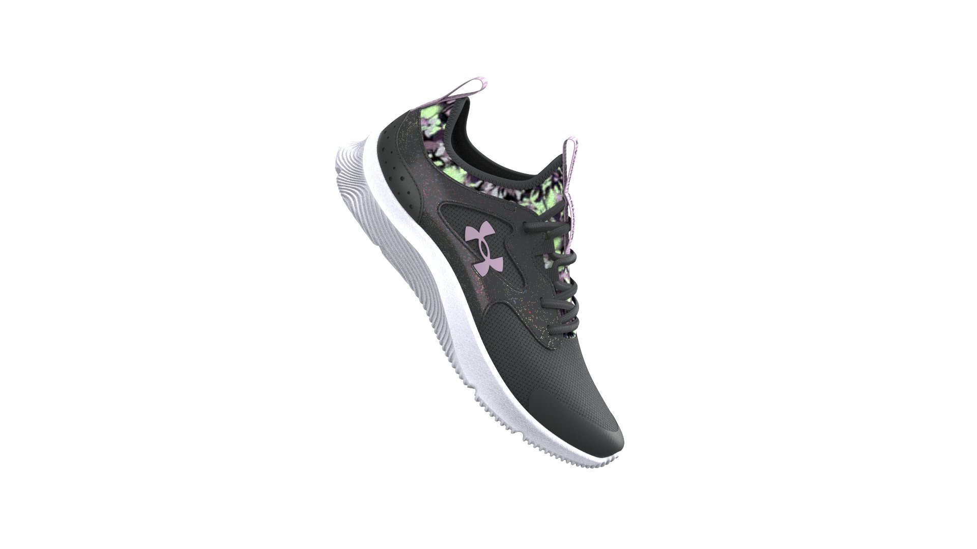 UA Infinity 2.0 AL Printed Girls' Pre-School Running Shoes, custom youth shirt with logo imprint 9