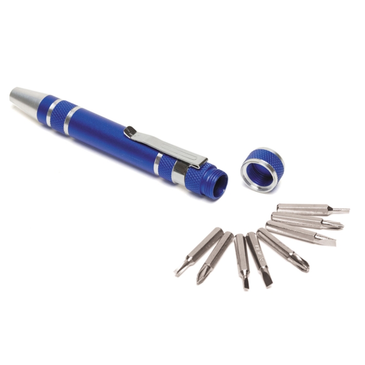 "Great Eight" 8 Bit Metal Screwdriver Tool Kit with Metal Clip 5