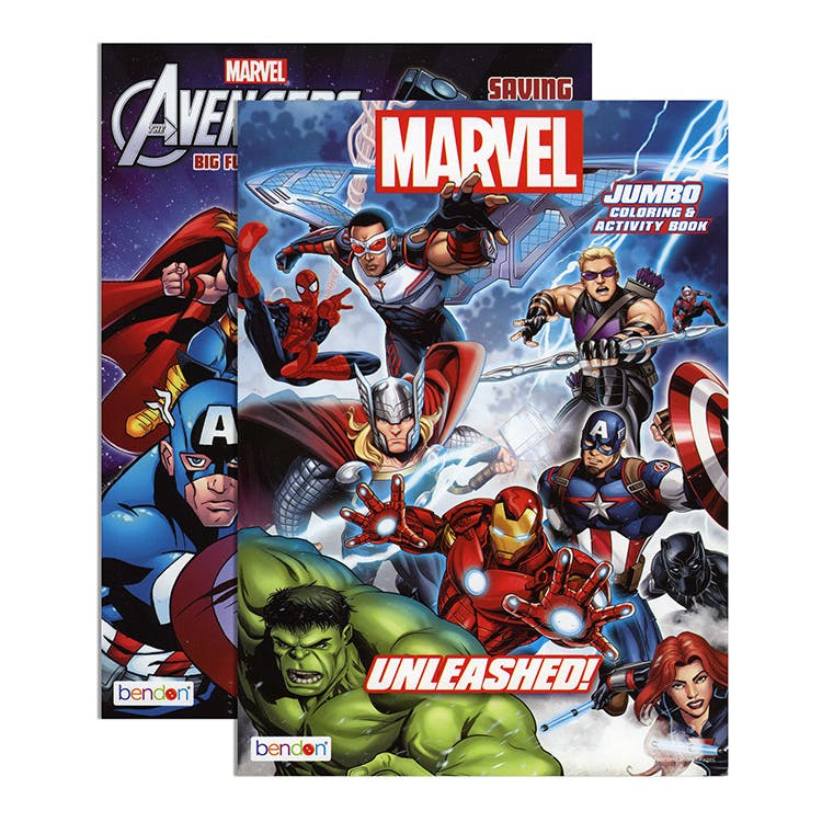 Avengers Coloring Books - Jumbo 2 Volumes 1