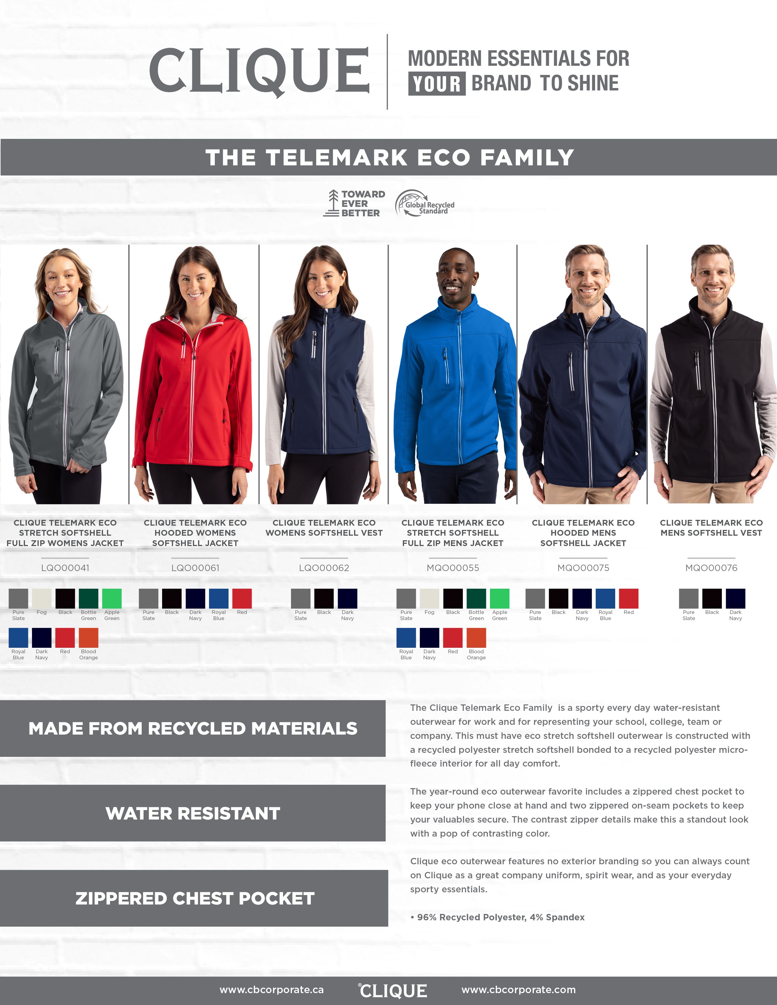 Telemark Eco Stretch Softshell Mens Vest