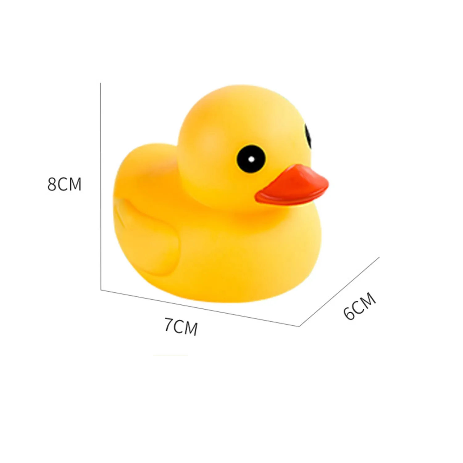 Glue Lined Bath Duck Toys 2
