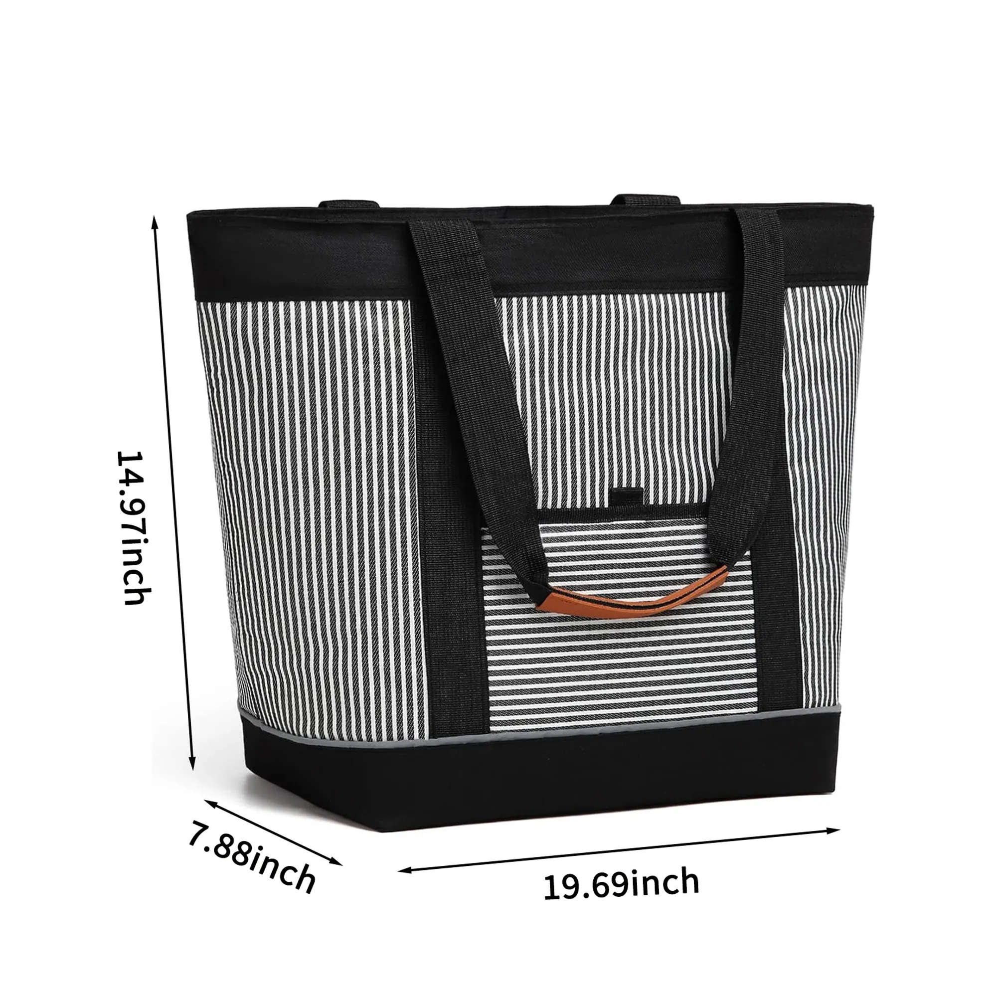 24L Large Portable Tote Cooler Bag for Picnics and Travel 3