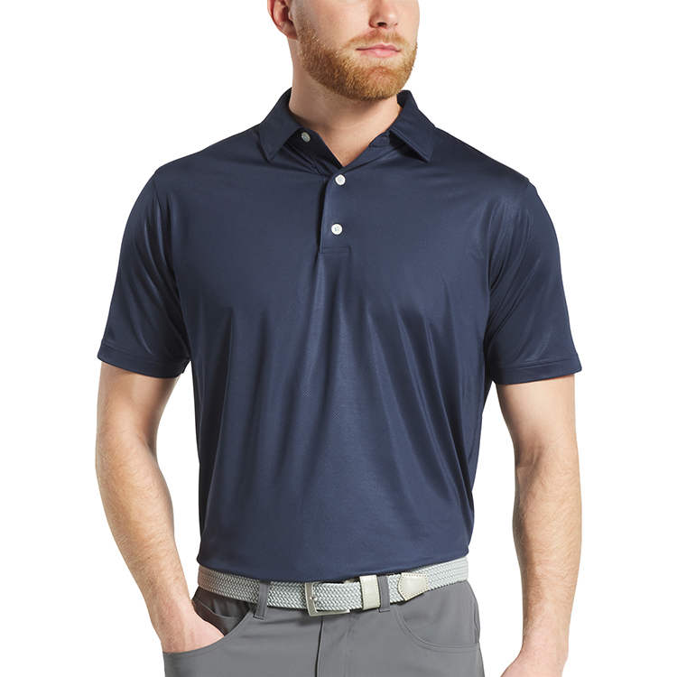 FootJoy Tonal Dot Print Lisle Polo 8