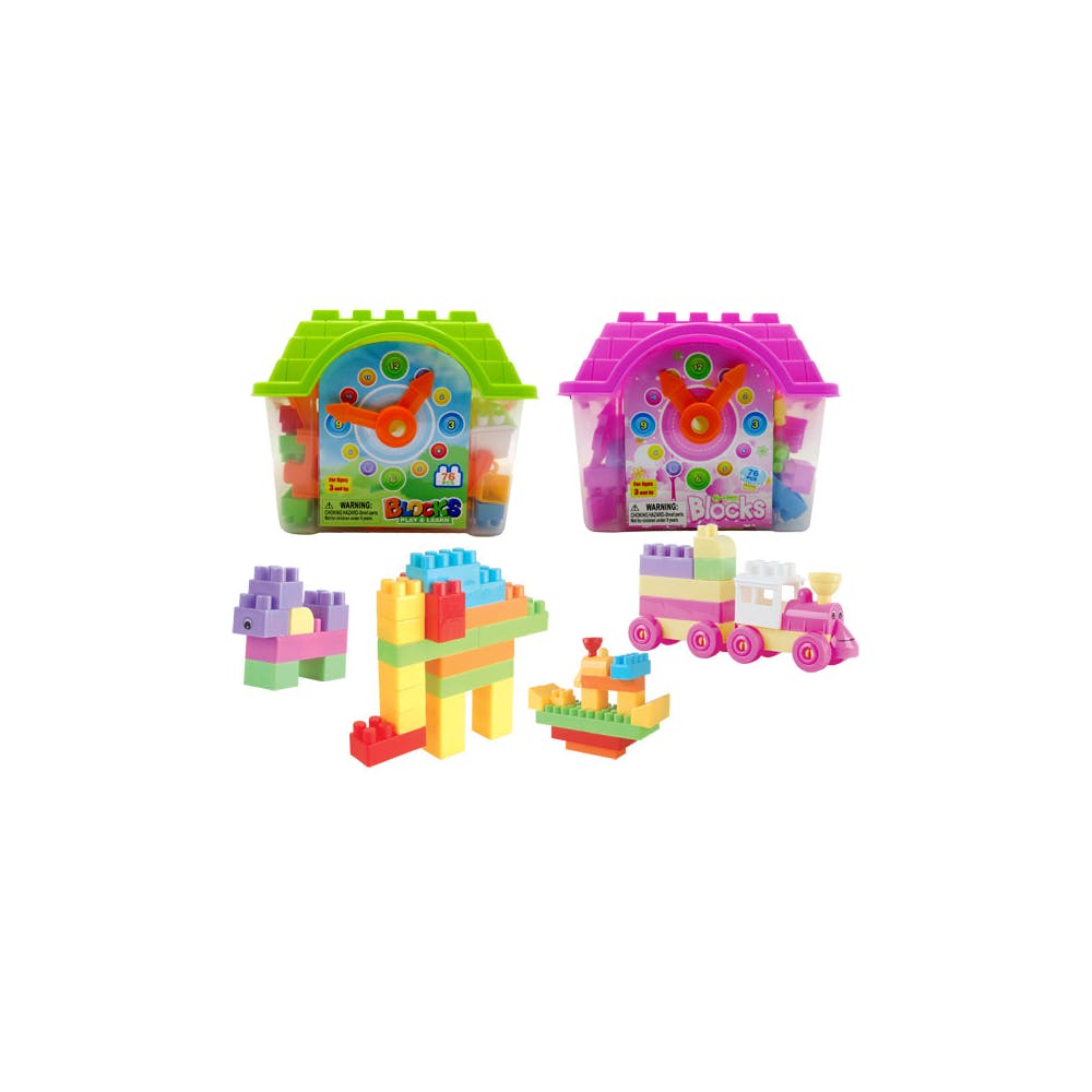 Large Building Brick Sets - Assorted 76 Pieces 1