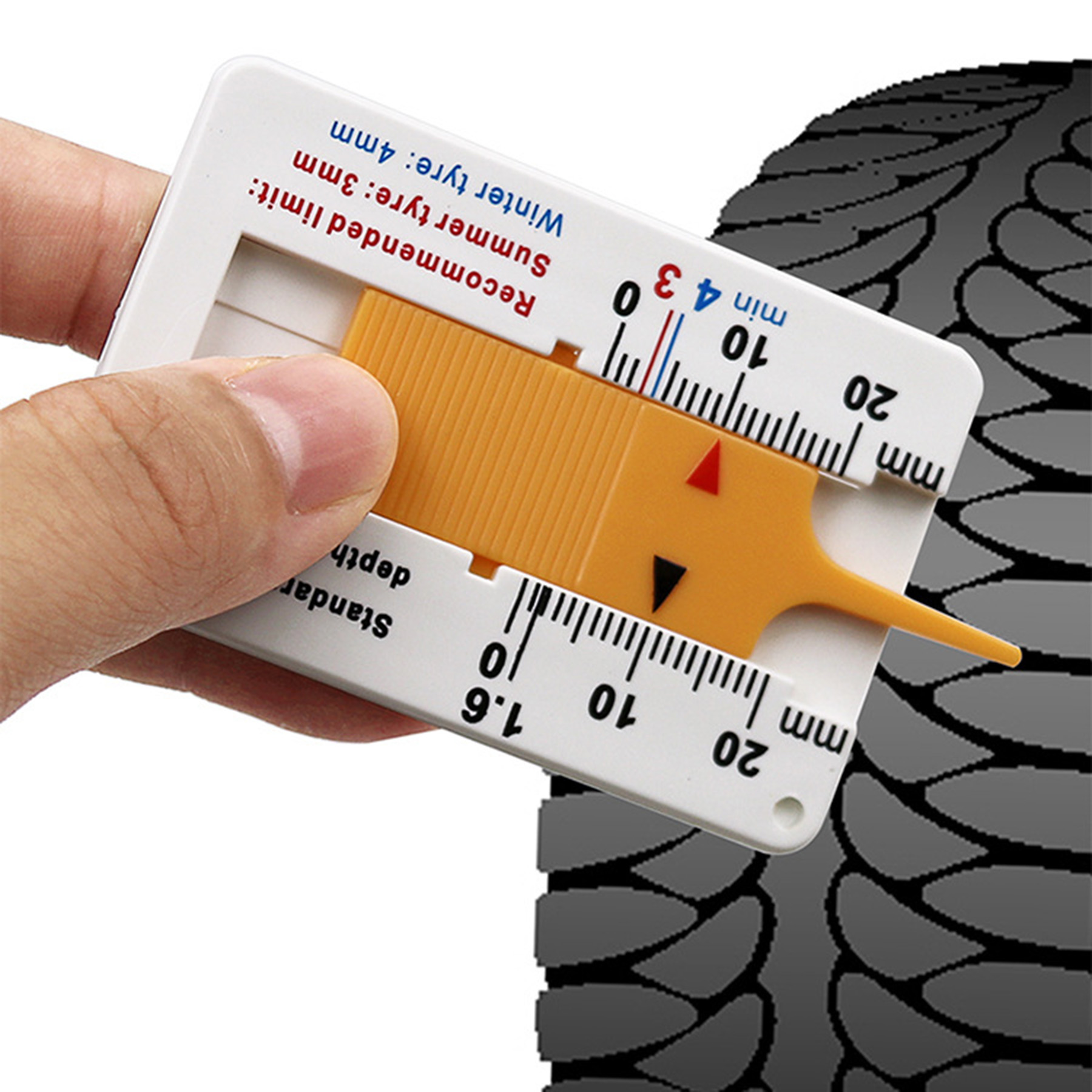 Tyre Tread Vernier Depth Caliper 3