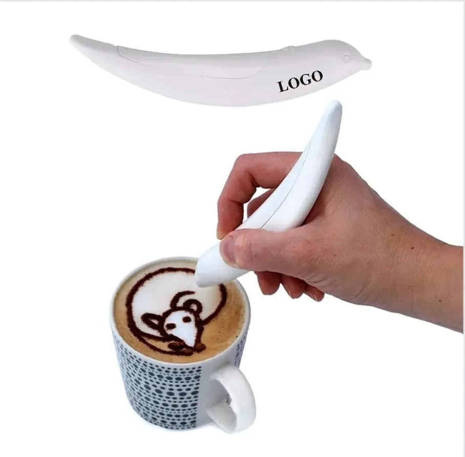 Rechargeable Latte Art Pen for Cappuccino and Desserts 6