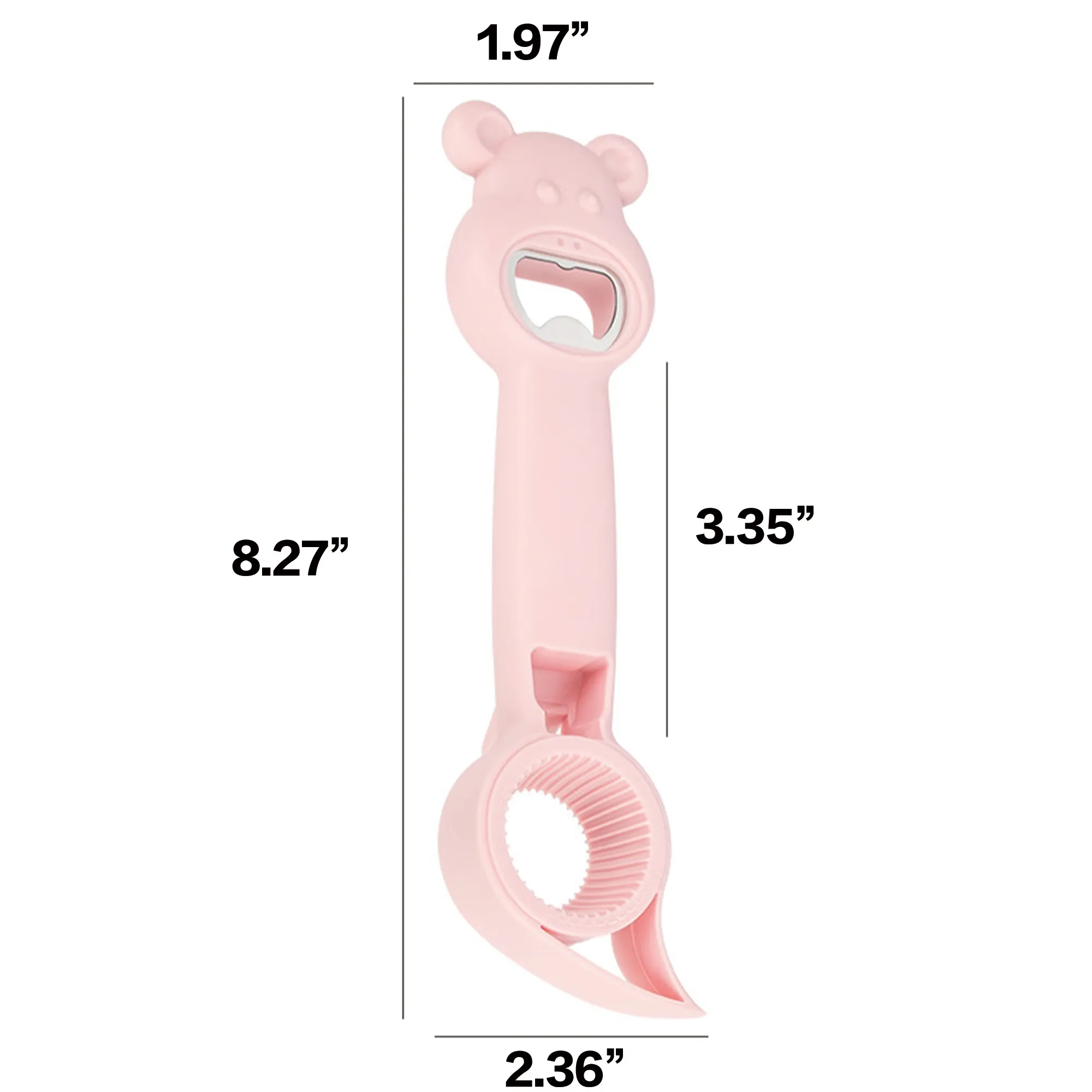 Bear Shaped 4-In-1 Multi Tool Opener 3