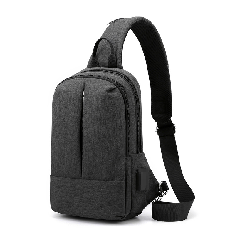 Men's Oxford Sling Bag Chest Shoulder Backpack Bag 4