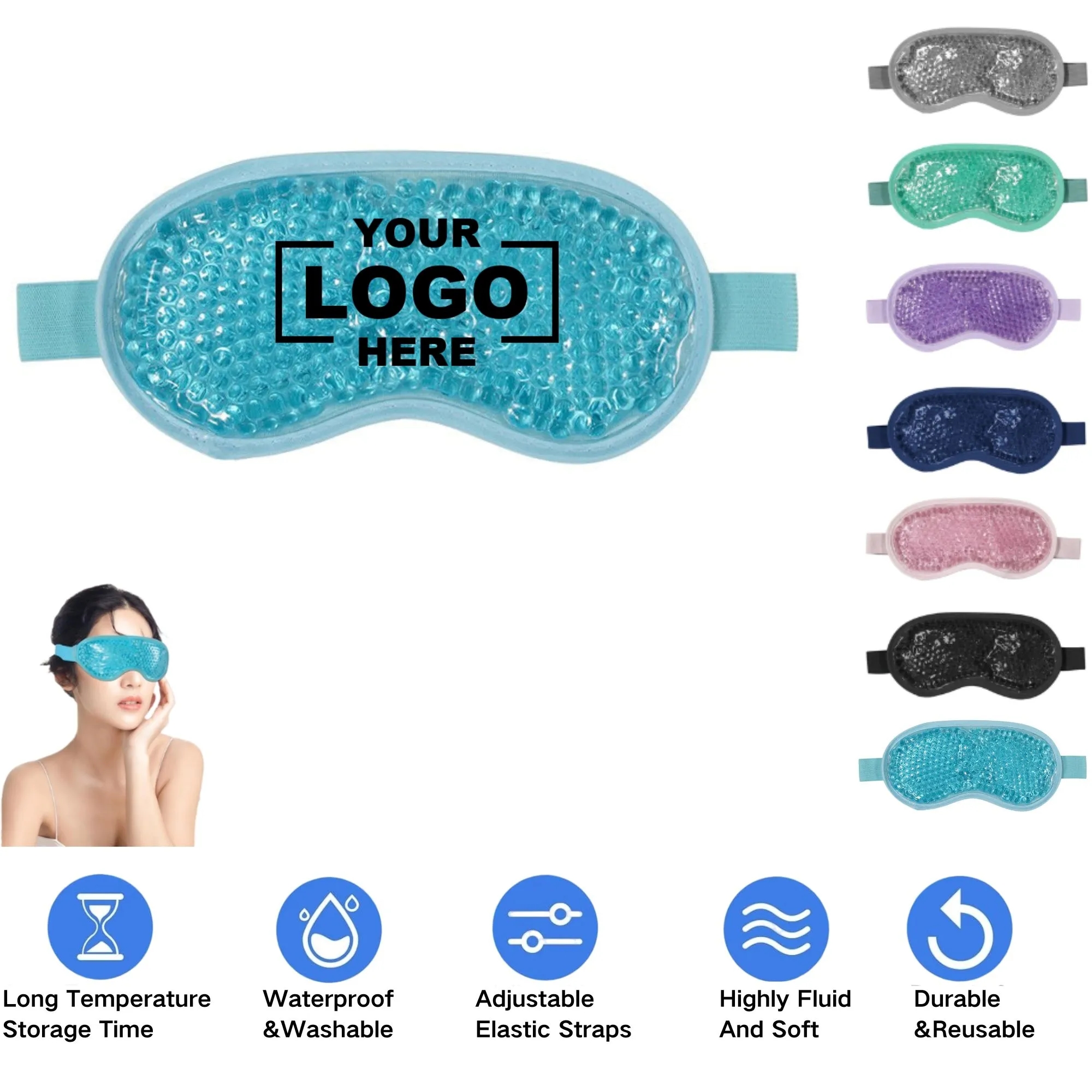 Ice And Heat Dual Purpose Gel Sleep Eye Mask
