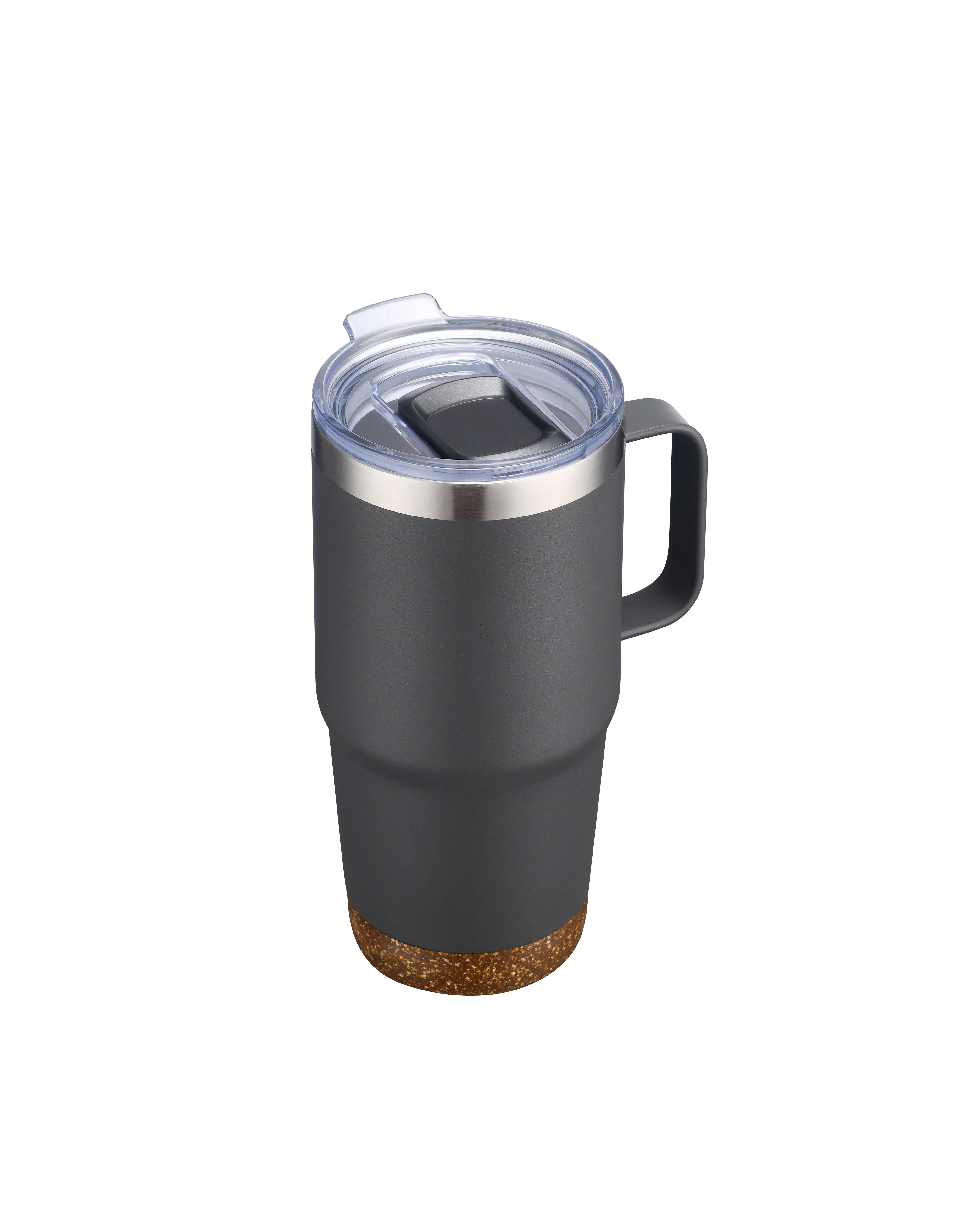 24 oz S/S Travel Mug with Cork Bottom 8