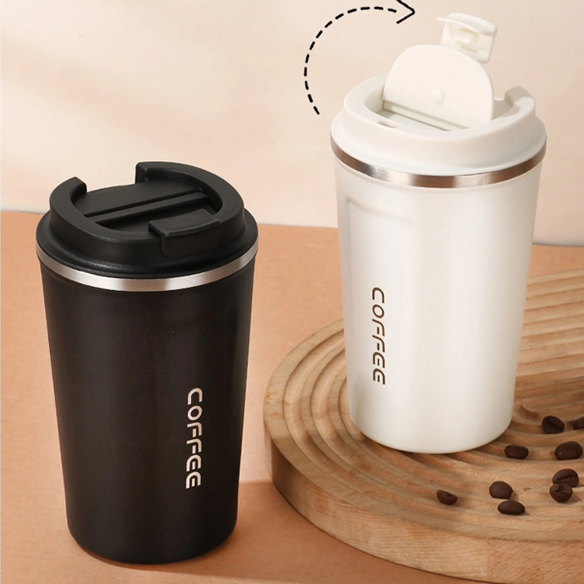 16 oz Custom Stainless Steel Car Insulated Mug 6