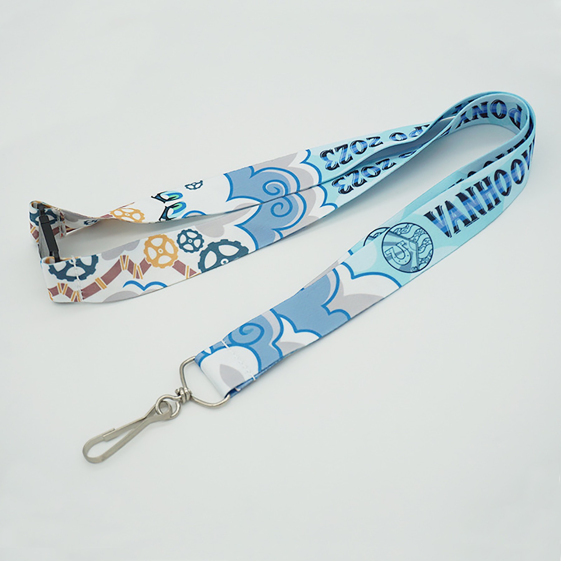 Custom Lanyard with J-Hook & Breakaway