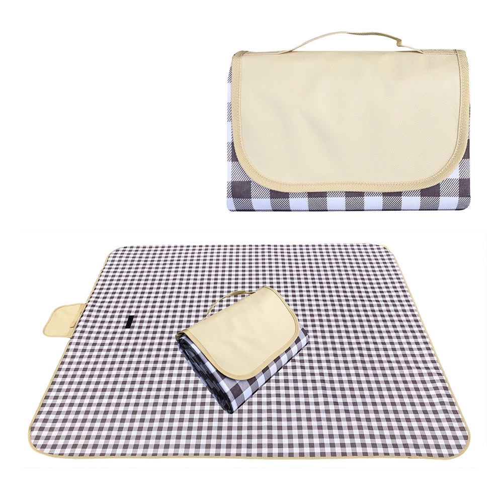 Outdoor Waterproof Backing Foldable Picnic Blanket- Large 12