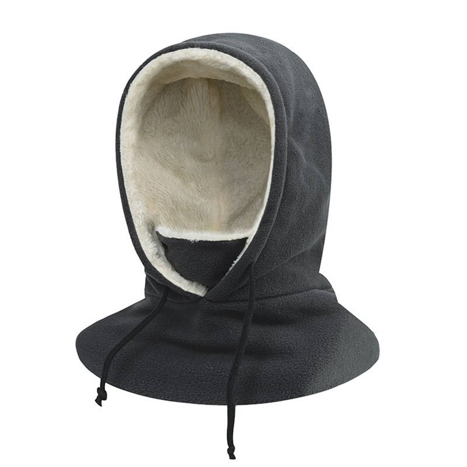 Windproof Polyester Neck Warmer Hat w/ Face Cover 7