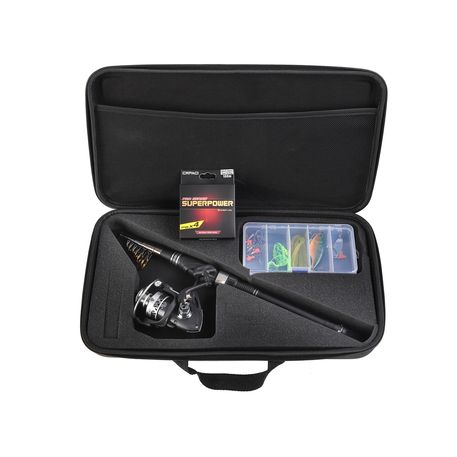 Premium Telescopic Fishing Rod and Reel Combo Kit 6