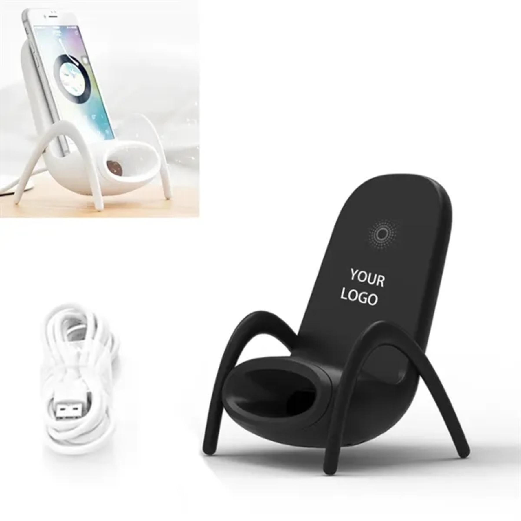 Wireless charger with bluetooth speaker 2