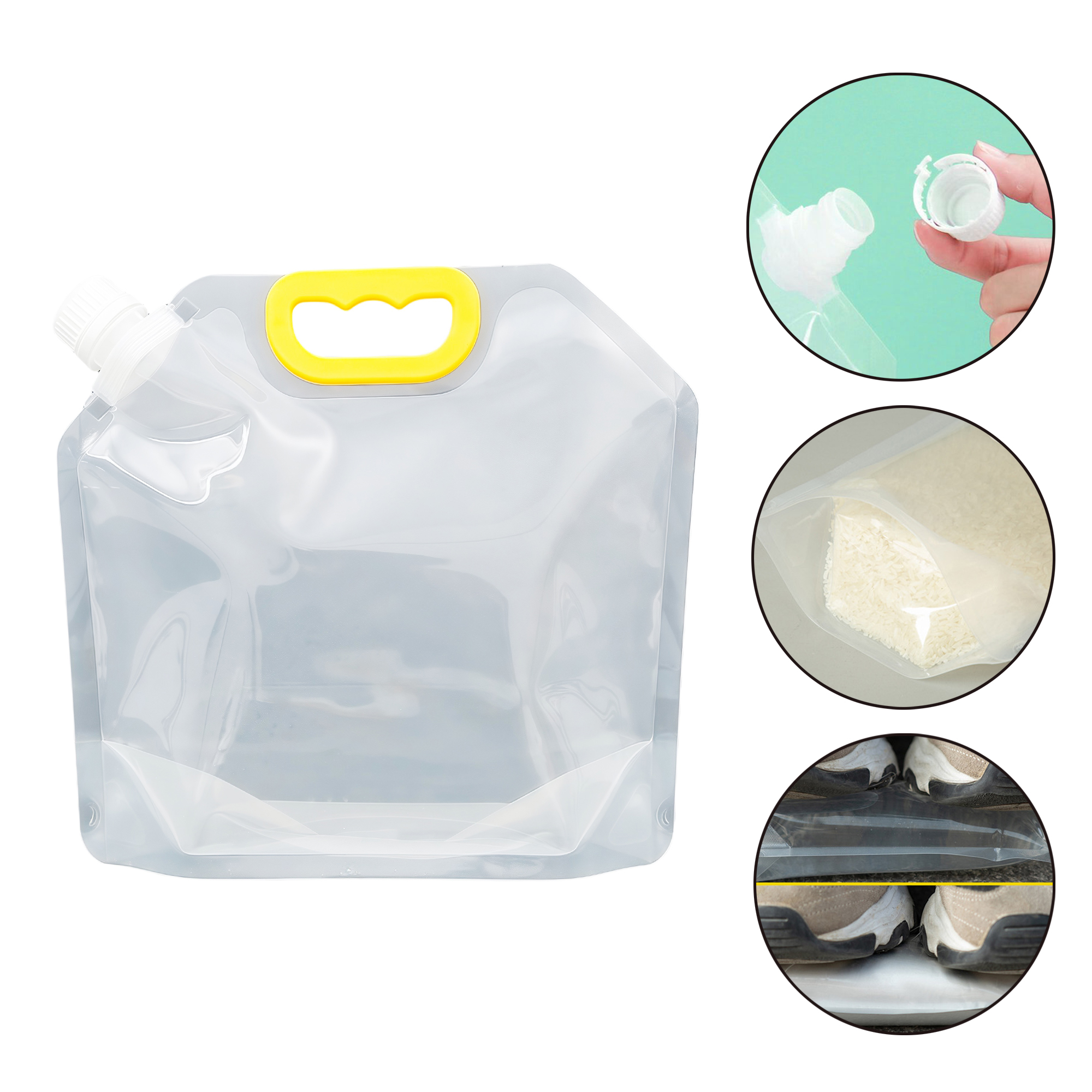 1L Stand Up Spout Pouch with Handle 2