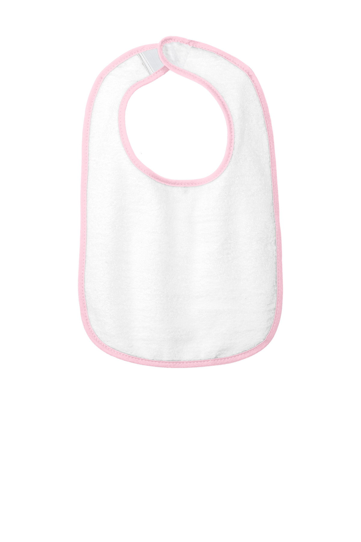 Rabbit Skins Infant Contrast Trim Terry Bib. RS1003 22