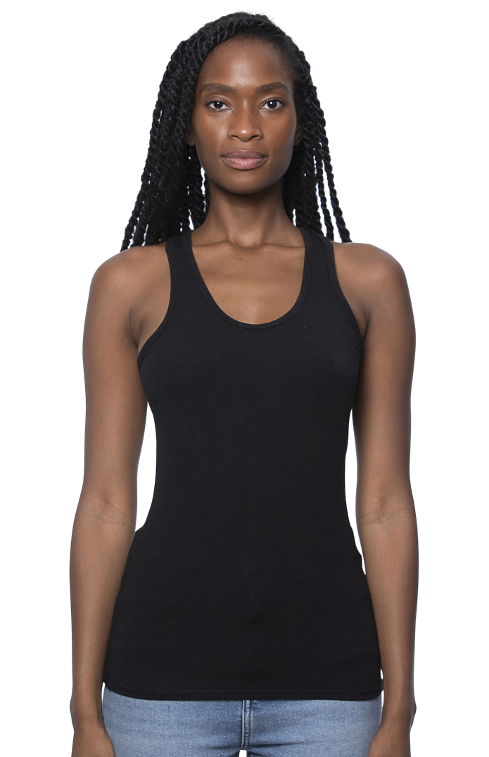 Viscose Bamboo Organic Combed Spandex Racer Tank 3