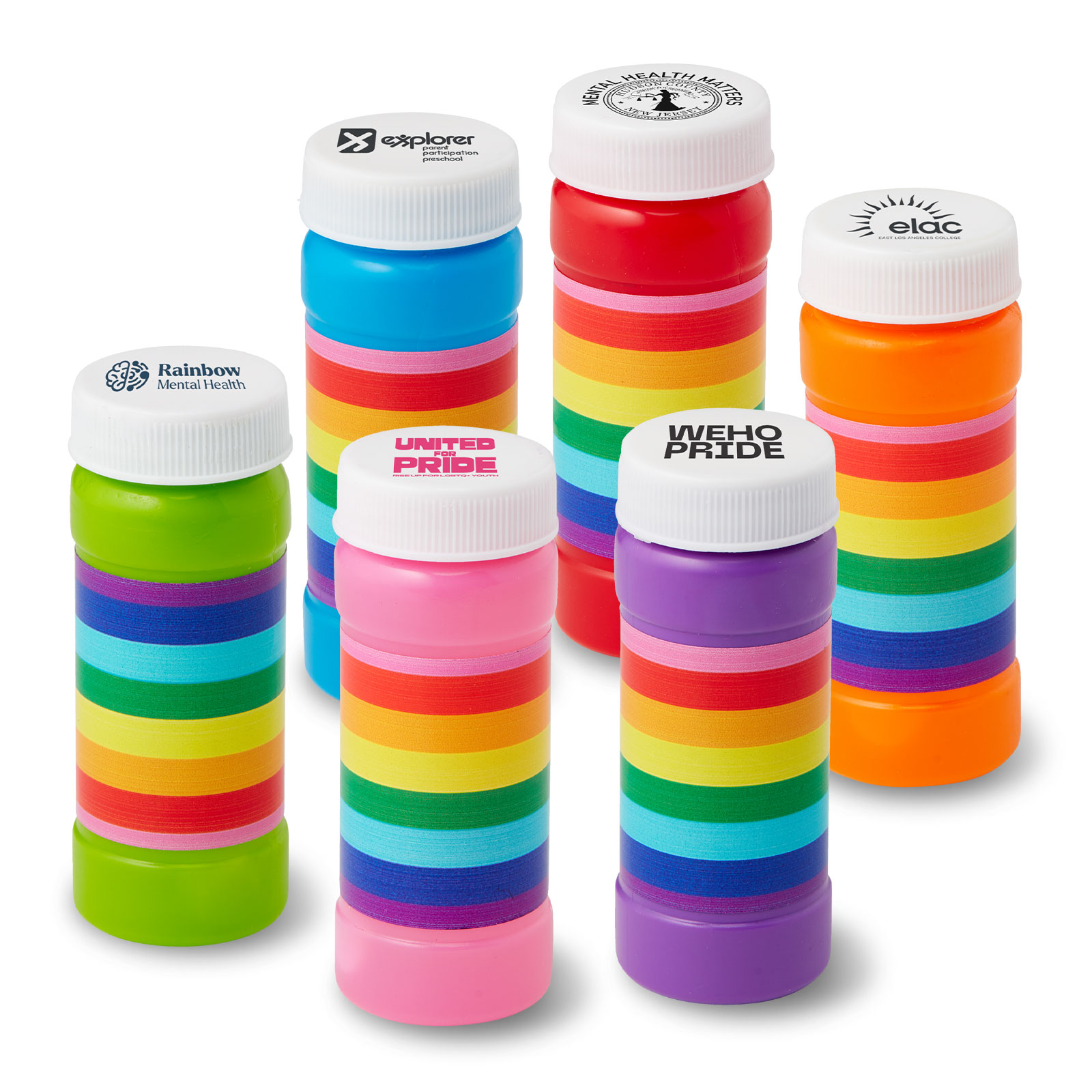 2 oz. Pride Bubbles Imprinted on Cap 2
