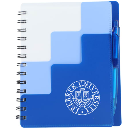 5" x 7" Recycled Pace Spiral Notebook w Pen 74