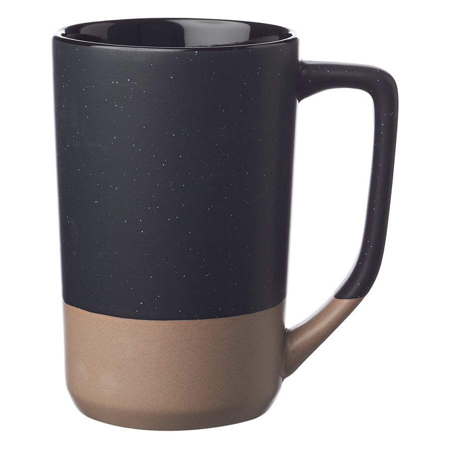 17 oz. Speckle Glazed Two-Tone Ceramic Mug 4