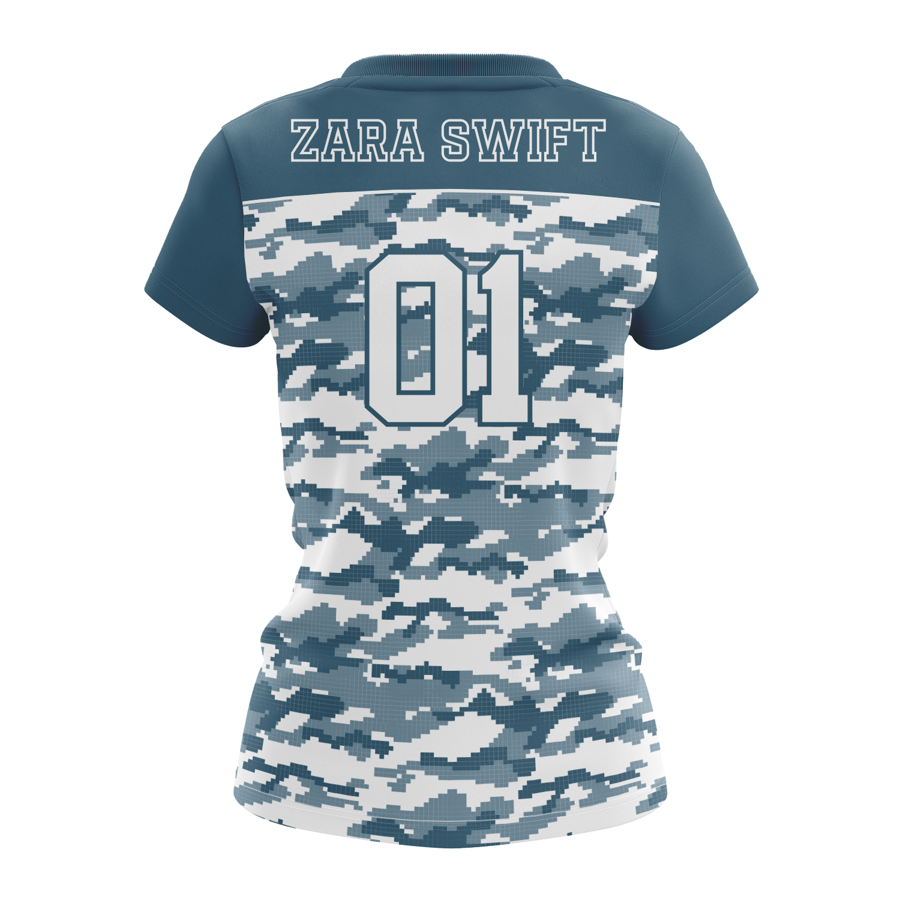 Women's Sublimation Flag Football Jersey - Butterfly Mesh 5