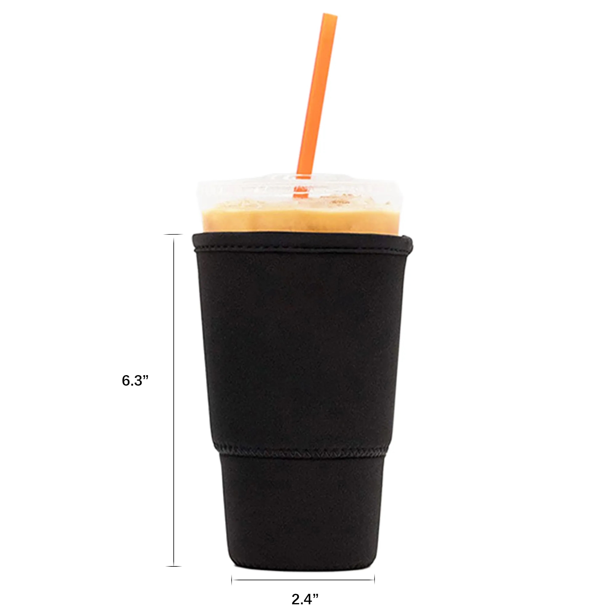 Reusable Neoprene Iced Coffee Sleeve 4