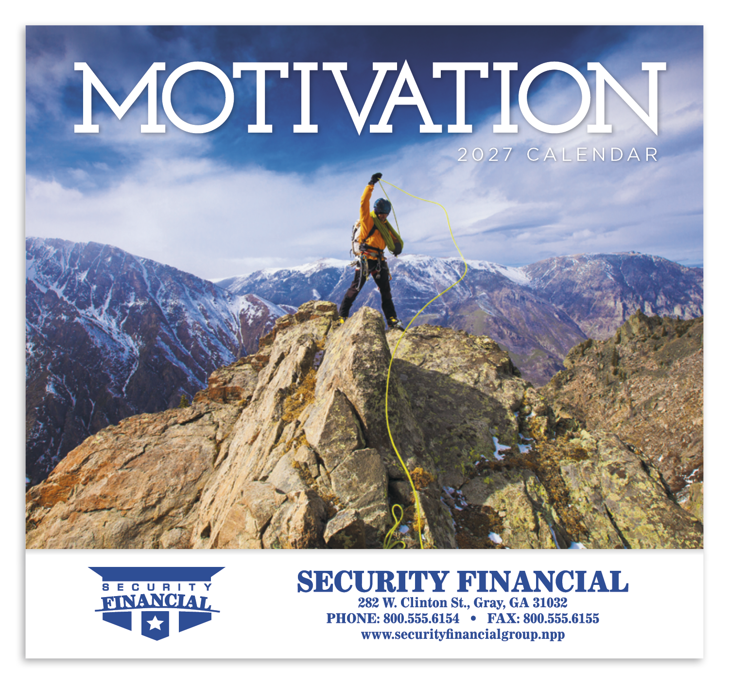 HotLine® Products Motivation Appointment Calendar (Motivational Quotes) - Stapled 61