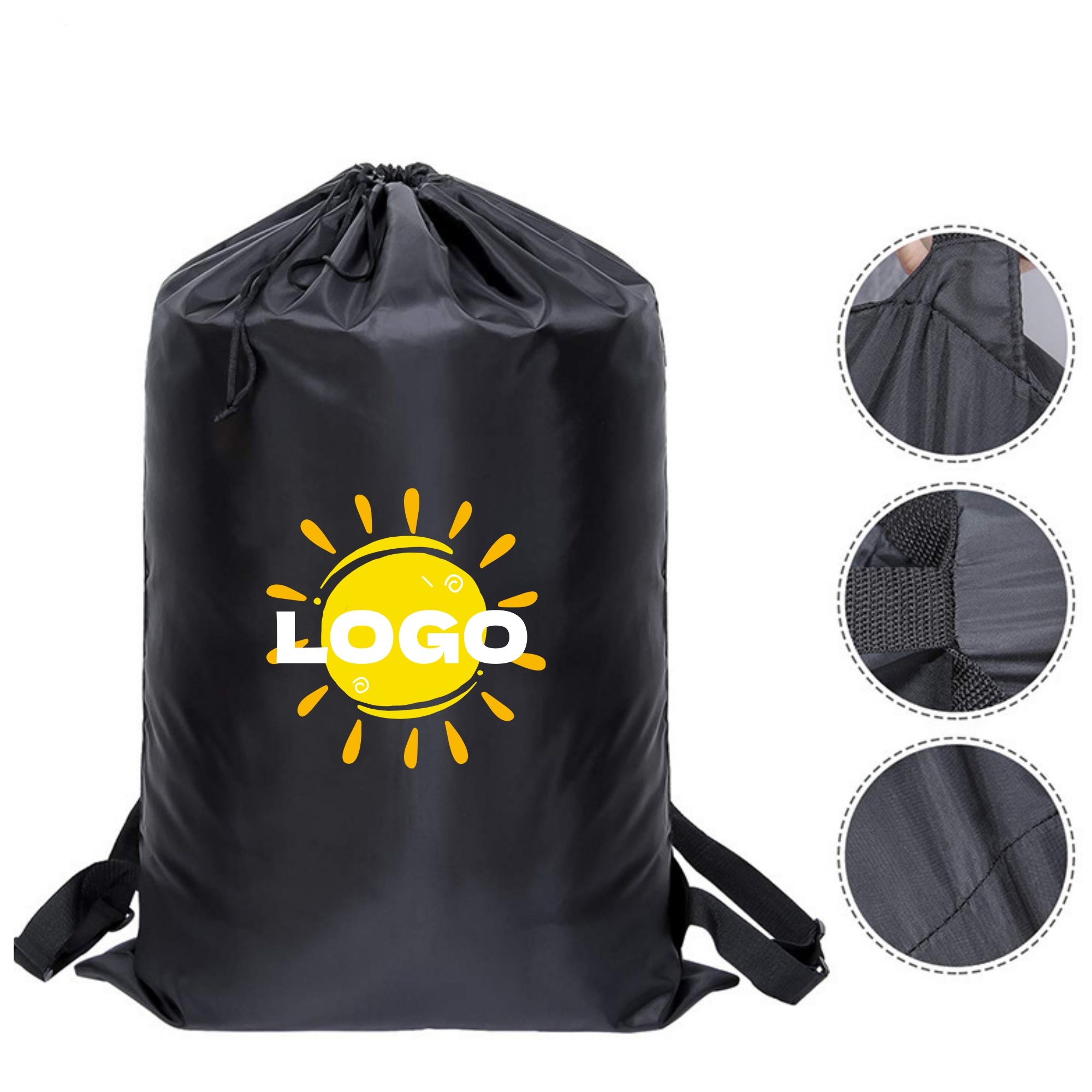 Laundry Backpack With Shoulder Straps 2
