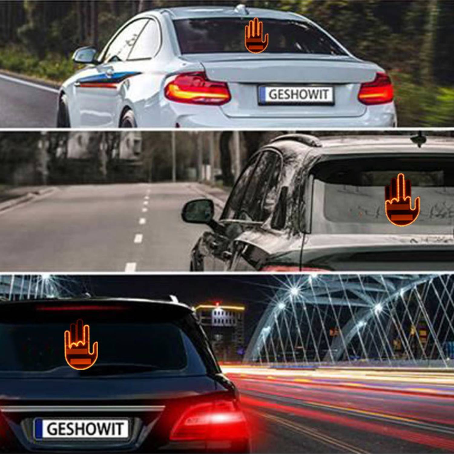 Glogesture Remote Control Hand Light For Car 6