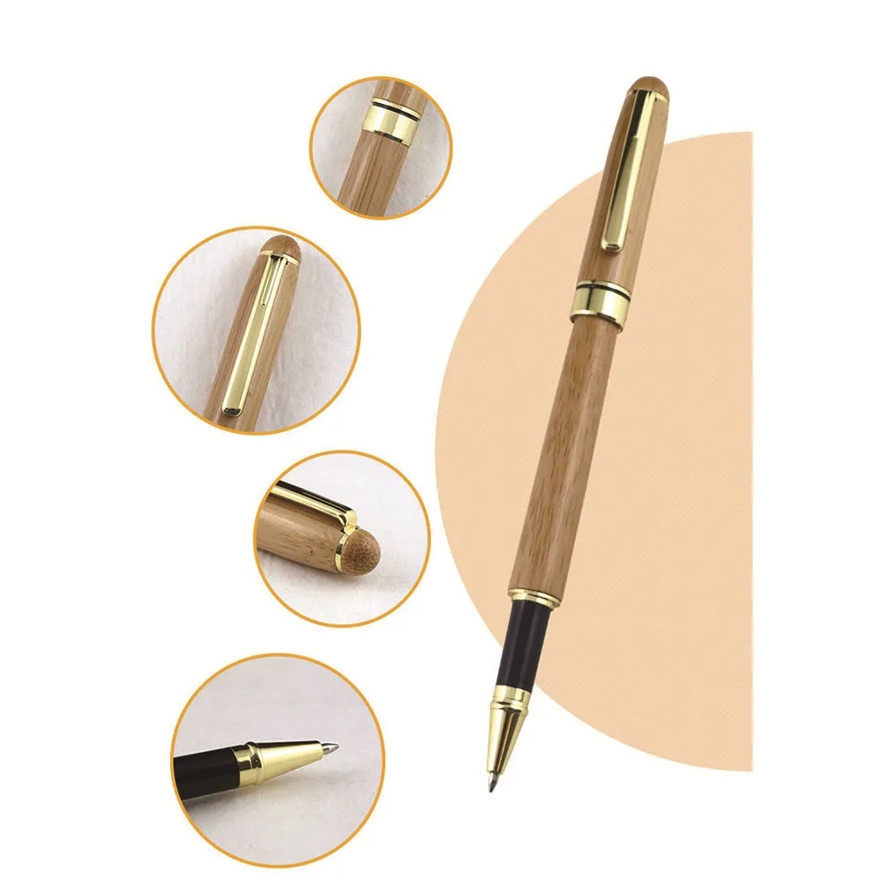 Luxury Wood Ballpoint Pens with Extra Refills Gift Set 7