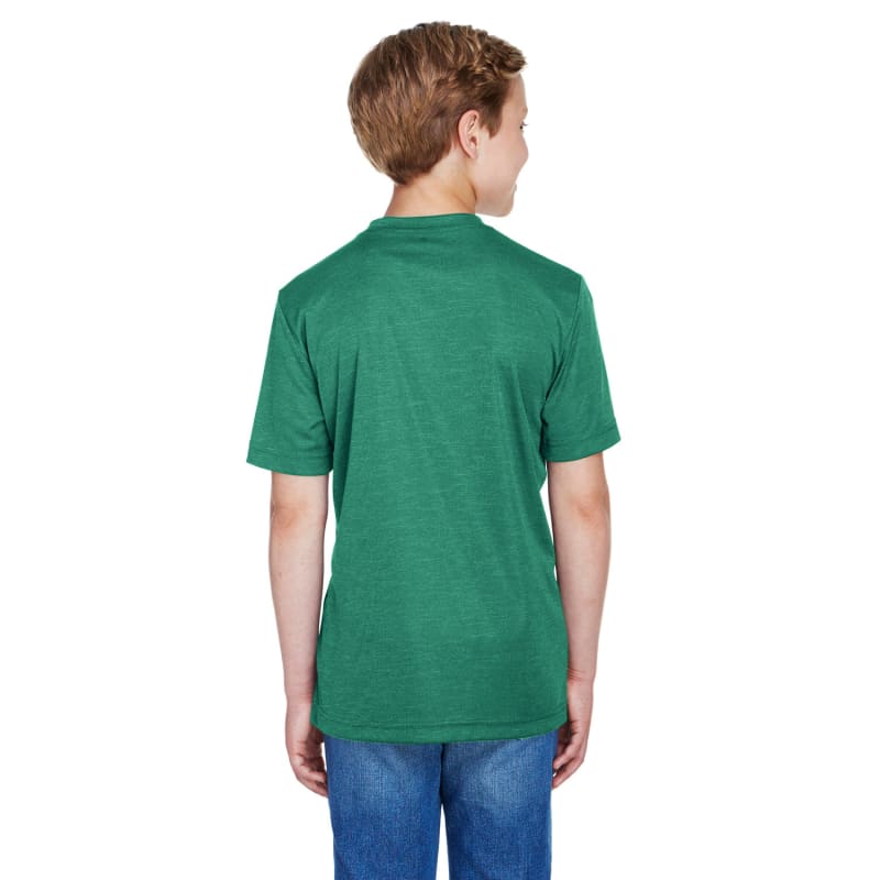 Team 365 Youth Sonic Heather Performance T-Shirt 15