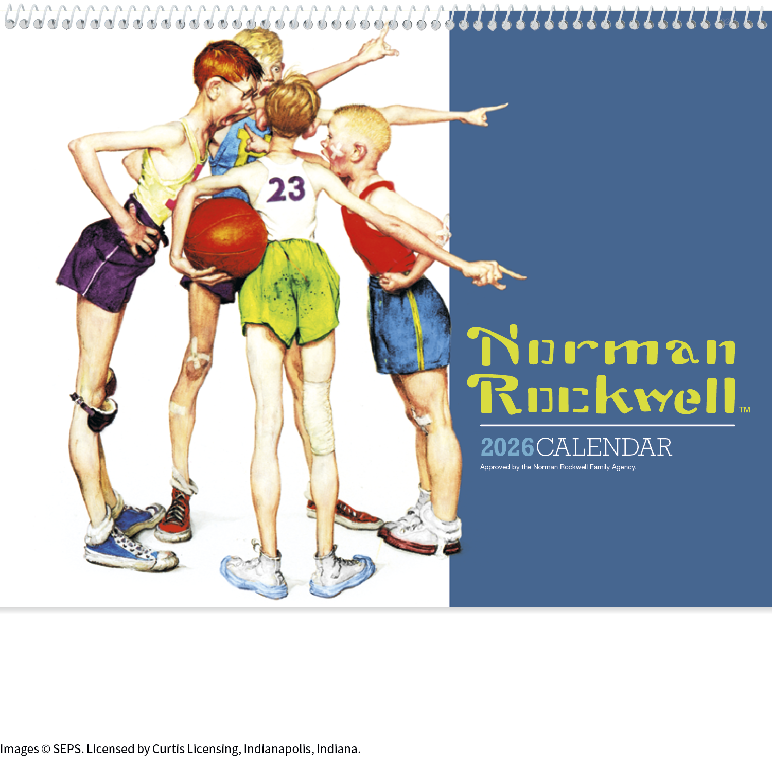 HotLine® Products Norman Rockwell Appointment Calendar - Spiral 42