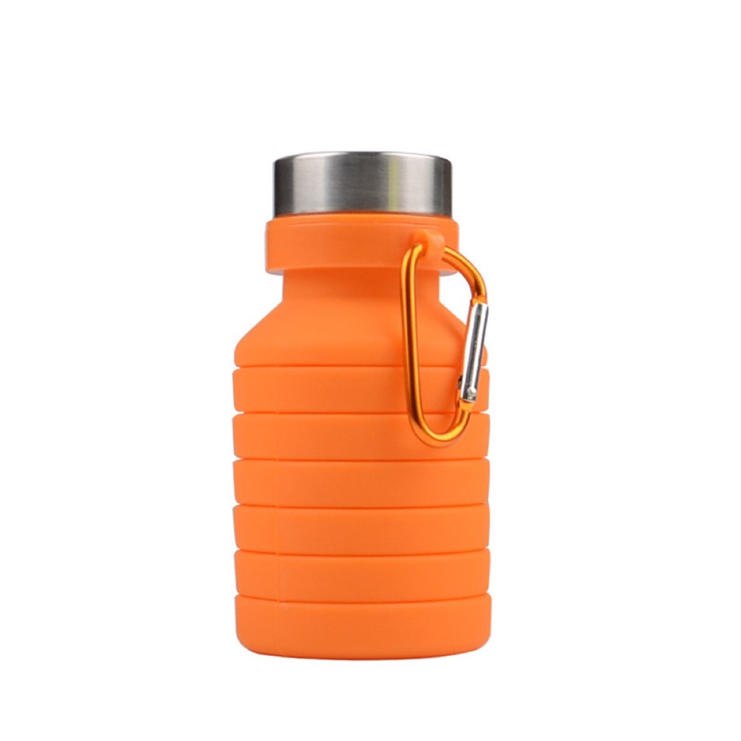 550ML/18 Oz Telescopic Silicone Water Bottle 5
