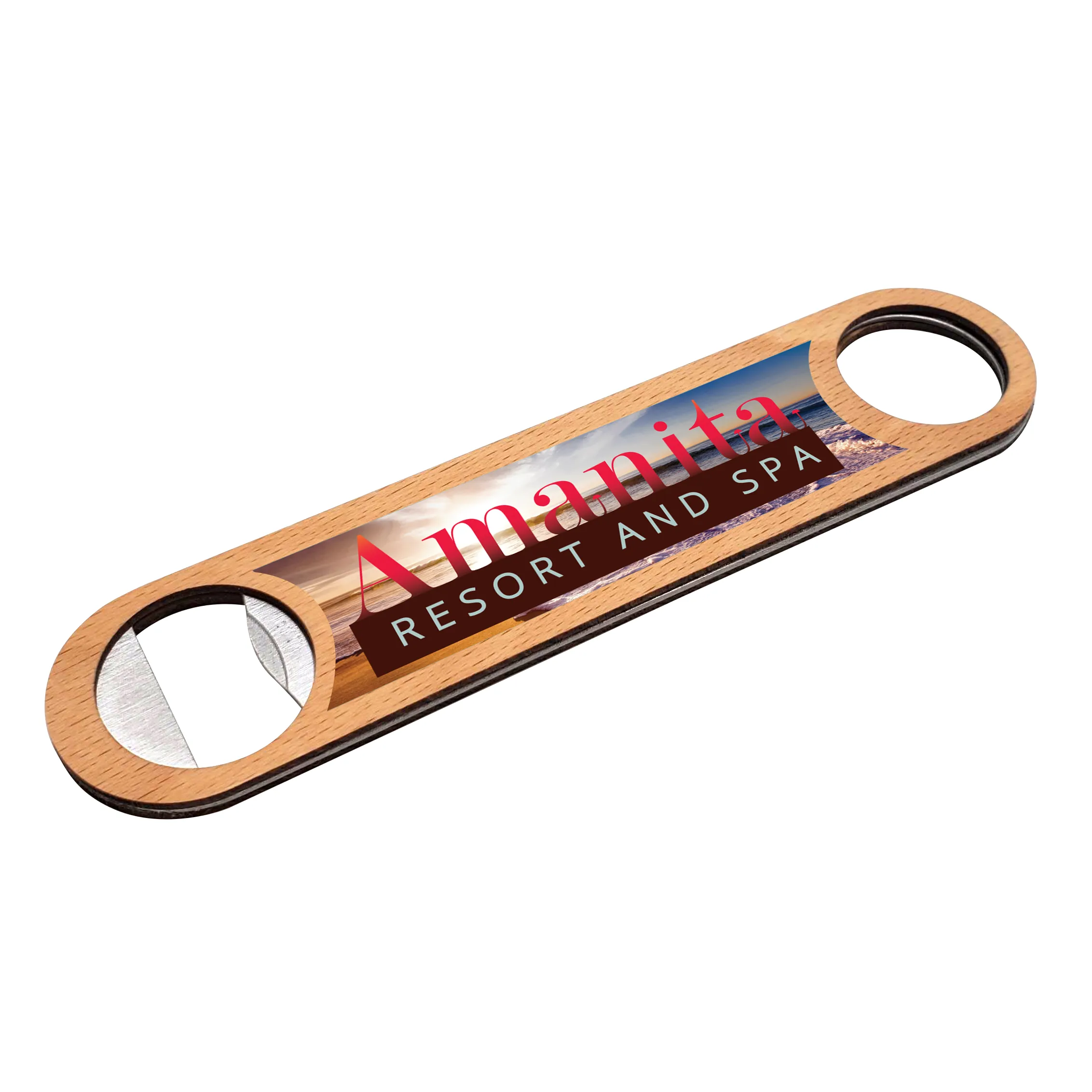 Beechwood Bottle Opener - Full Color Graphic 3