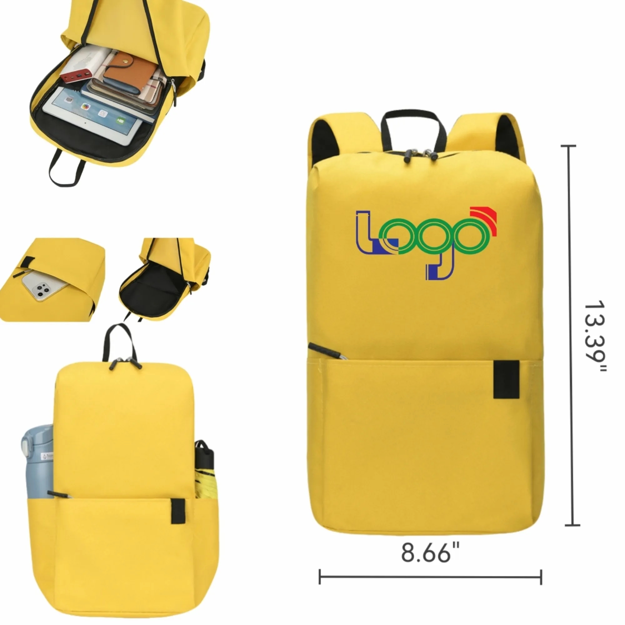 Solid Color Backpack For Outdoor And Student Use 2