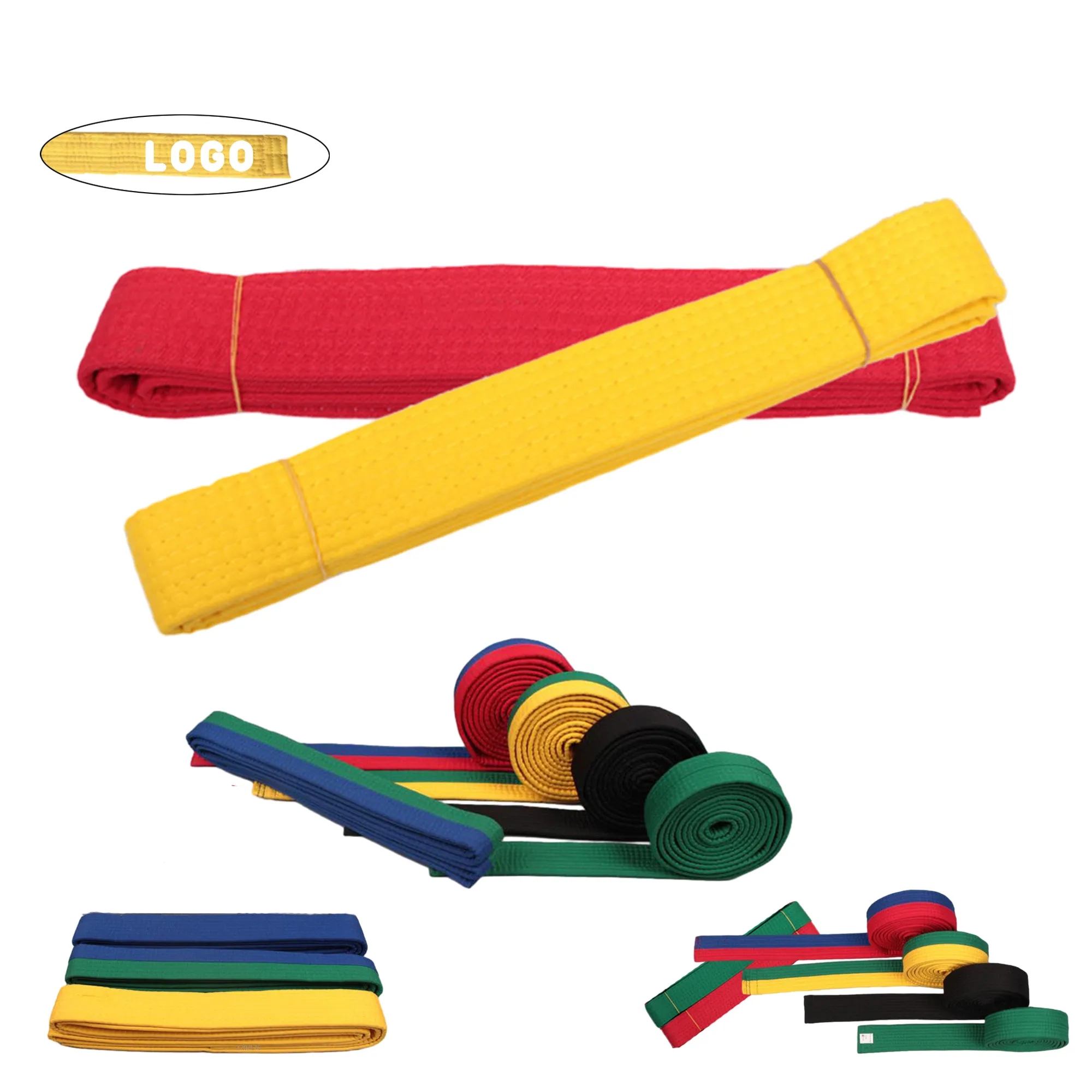 Custom Wrap Judo Karate Belt Embroidery 220Cm Length 9