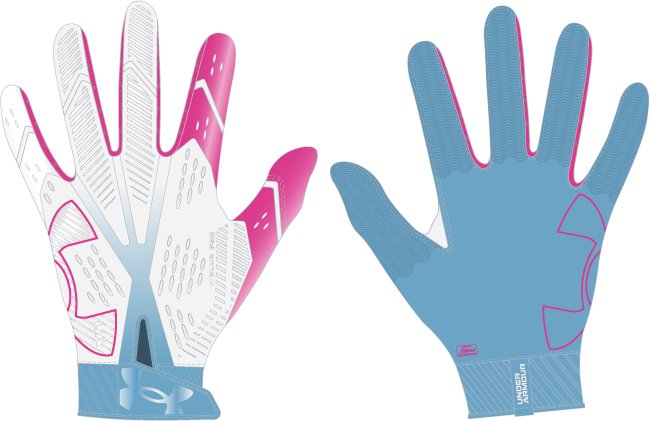 UA Blur Pro Men's Football Gloves 5