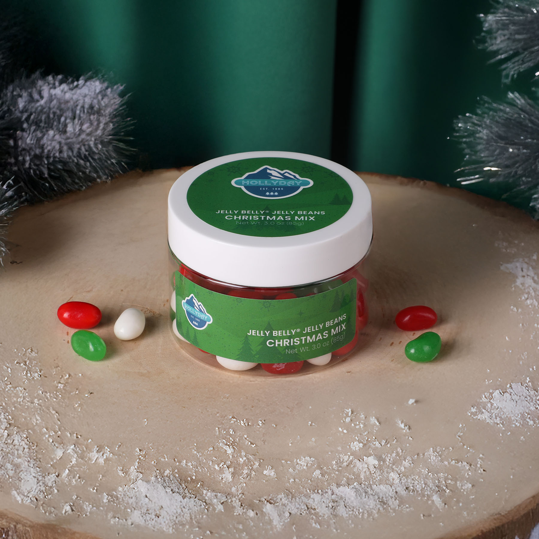 Jelly Belly® Jelly Beans Christmas Mix: Small Jar 2